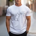 thumbnail image 1 of Tops para hombre, blusas y camisas de cuello redondo y manga corta para hombre, blusas casuales de cuello redondo con estampado de moda para hombre, blusas de cuello redondo y manga corta, camisas par, 1 of 6