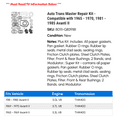 thumbnail image 2 of Auto Trans Master Repair Kit - Compatible with 1965 - 1970, 1981 - 1985 Avanti II 1966 1967 1968 1969 1982 1983 1984, 2 of 2