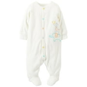 Carter's Unisex Baby Graphic Terry Footie (Baby)