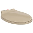 thumbnail image 1 of vidaXL Soft-Close Toilet Seat Quick Release Beige Oval, 1 of 5