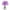 Purple, variant on Enova Home Artificial Silk Dahlia Fake Flowers Arrangement in Cylinder Glass Vase with Faux Water for Home Office Wedding Decoration (Purple)