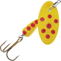 Panther Martin PMISSP_4_Y InLine SWIVEL Spotted Spinners Fishing Lure - Yellow - 4 (1/8 oz)