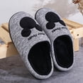 thumbnail image 1 of Disney invierno niños niñas dibujos animados dormitorio lindo minnie mouse felpa algodón zapatillas hogar antideslizante grueso cálido lana Slippers245-Insole 23,5 cm Gao Jinjia LED, 1 of 2