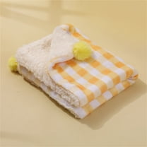 Rvasteizo Puppy Sleeping Blanket Dog Pet Small Dog Sleeping Pad, Yellow