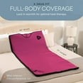 thumbnail image 4 of LifePro RejuvaWrap Infrared Sauna Blanket – Full Body Portable Sauna Blanket Infrared for Detox, Relaxation & Wellness, Waterproof Sauna Blanket with Carry Bag - Purple, 4 of 11