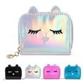 thumbnail image 2 of Women Coin Purse Cute Holographic Zipper Coin Pouch Coin Wallet Change Purse, 2 of 7