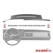 DashSkin Molded Dash Cover for 88-94 GM C1500 C2500 C3500 K1500 K2500 K3500 Tahoe Suburban Yukon in Dark Grey (USA Made)