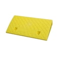thumbnail image 1 of Baohd Portable Curb Ramp Wheelchair Threshold Ramp Kerb Ramp Non-slip 11cm Green Yellow 7cm, 1 of 6