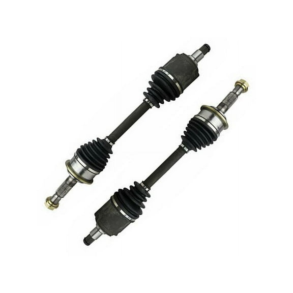 Front CV Axle Shaft - Set of 2 - Compatible with 2000 - 2006 Toyota Tundra 4WD 2001 2002 2003 2004 2005