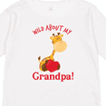 thumbnail image 4 of Inktastic Wild About my Grandpa Boys or Girls Long Sleeve Toddler T-Shirt, 4 of 5