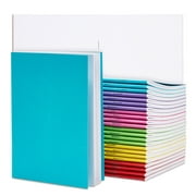 24 Pack Blank Books for Kids to Write Stories, Bulk Small Notebooks Journals for Students, Drawing, Sketching, Unlined Pocket Size (Colorful Covers, 4.3 x 5.6 In)
