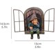 thumbnail image 2 of Escultura de gnomo de jardín, adornos de árbol de estatua de resina 3d, decoración de estatua en miniatura. Bonita estatua de personaje, 15 cm de alto. JAMW Sencillez, 2 of 5