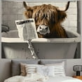 thumbnail image 2 of Patifu Long-haired Cow Tapestry Wall Hanging Unique Style for Home Decor - Graphic Tapestries for Living Room Bedroom Dorm 40x60inch, 2 of 6