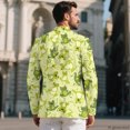 thumbnail image 4 of Psesaysky Frog Dance Regular Fit Men's Blazer, Retro Polyester Mens Suit for Business Casual, 4 of 7