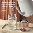 thumbnail image 2 of Hyasfey Glass Tea Infuser Double Layer Insulation Tea Maker Leak-proof Portable Travel Tea Cup with Filter Tea Water Separation Tea Bottle Gift for Tea Lovers, 2 of 7