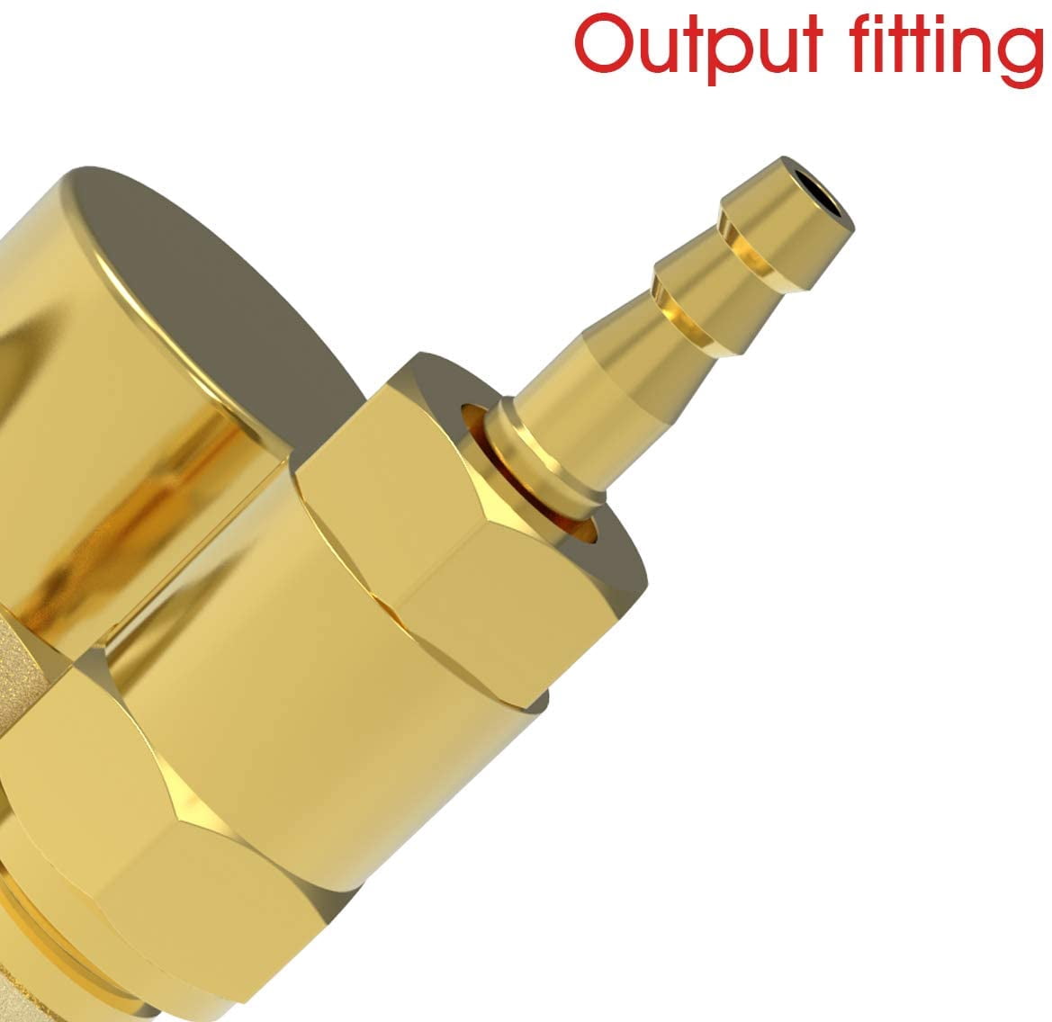 YesWelder Durable Argon/CO2 Mig Tig Gas Flow Meter, 0-4000 PSI, 1 Piece