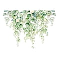 thumbnail image 1 of Calcomanía de pared para baño con diseño de planta verde, decoración Mural DIY de 25x35cm para sala de estar, accesorios resistentes al desgaste, 1 of 9