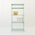 thumbnail image 6 of Design Ideas MeshWorks 5 Tier Steel Storage Shelving Unit Bookshelf, Green, 6 of 12