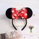 thumbnail image 4 of Diadema de Mickey y Minnie para fiestas, lazo de Mickey Mouse, diadema negra con orejas, accesorios navideños para el cabello, 2023, 4 of 5