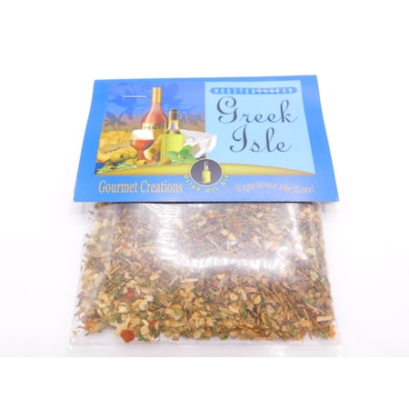 Gourmet Creations Mediterranean Greek Isle Oil Dip mix, marinade, dressing, seasoning for vegetables, beef, pork, chicken, seafood, soup