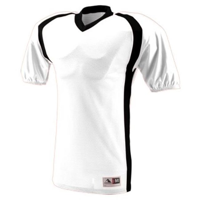 Augusta 9530A Blitz Jersey&44; Blanc et Noir&44; 2X