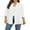 White, variant on VEPKUL Women Cardigan Casual Lightweight Plus Size Cardigan 3/4 Sleeve Open Front Soft Light Cardigan Drape Duster 1XL-5XL