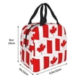 thumbnail image 2 of Disketp Canada Lunch Bag for Women Men, Leakproof Thermal Cooler Sack Food Handbags Case High Capacity forTravel Work School Picnic, 2 of 5
