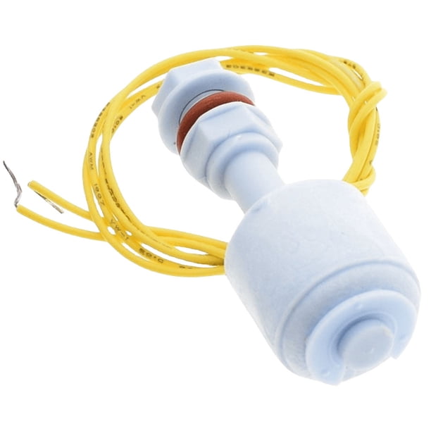Sensor de nivel de agua, contactor líquido PP de 52mm, interruptor de flotador Horizontal hacia abajo