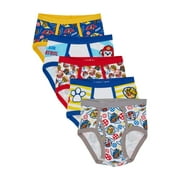 Angle View: Nickelodeon PAW Patrol Boys Underwear Briefs, 5 Pack Sizes 4 - 6