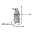 thumbnail image 3 of Rabbitt Garden Ornaments Decorative Courtyard Outdoor Resin Crafts Sculptures, 3 of 5