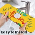thumbnail image 6 of Pofeuu Bless This Home Print Splash Guard for Sink Faucet Sink Gadgets-Splash Guard Behind Faucet Drip Catcher for Kitchen, Bathroom,Sink Mat, 6 of 7