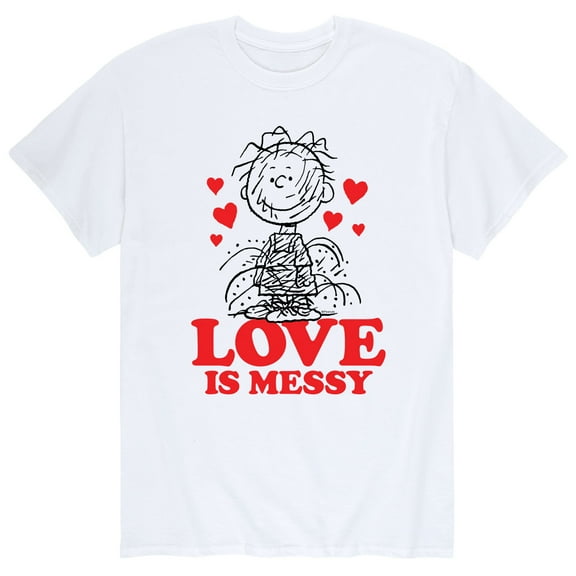 Peanuts - Pigpen Love Is Messy - Men's Short Sleeve Graphic T-Shirt