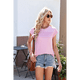 thumbnail image 4 of Top Holgado de Cuello Redondo para Mujer, Rosa, Talla XL, 4 of 9