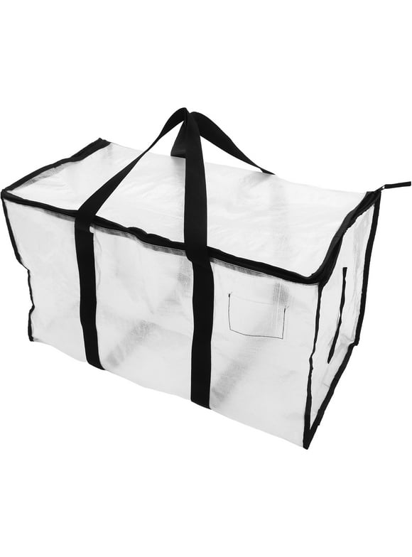 Large Capacity Moving Bag Travel Duffle Garment for Storage Bags Quilt Box Weave