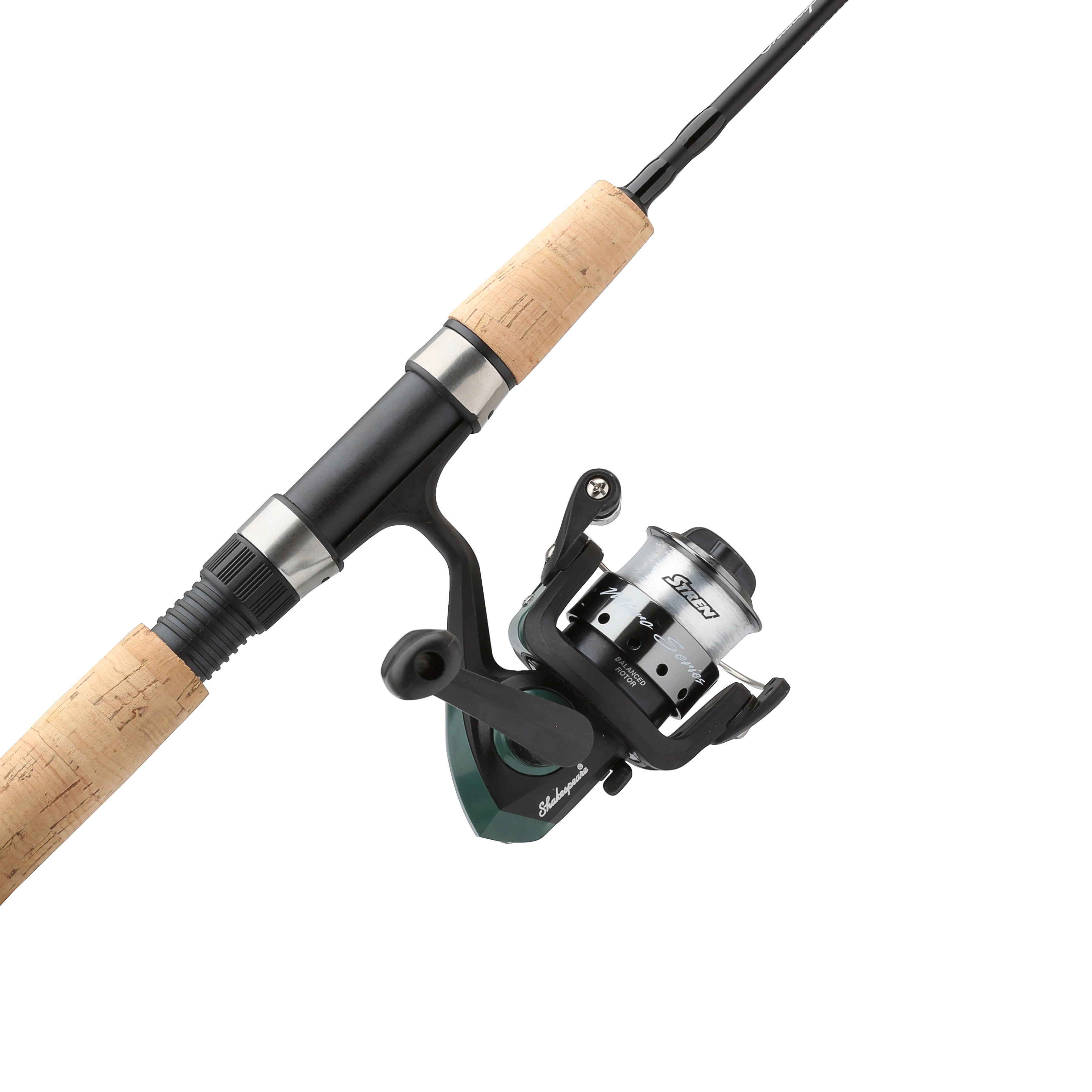 (2 pack) Shakespeare Micro Spinning Fishing Combo, 4'6" Ultra Light Rod, 2000 Size Reel