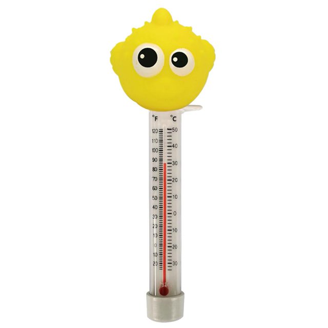 Swimming Pool Thermometer,Cute Fruit Floating Pool Thermometer, Easy to Read,Fish Shape Pool Thermometers for Swimming Pool,Spa,Hot Tub,Ice Bath,Fish Pond