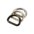 thumbnail image 4 of Uxcell Metal D Ring 0.79"(20mm) D-Rings Buckle for Hardware Craft DIY Gold Tone, Silver Tone, Black(Total 15pcs), 4 of 5