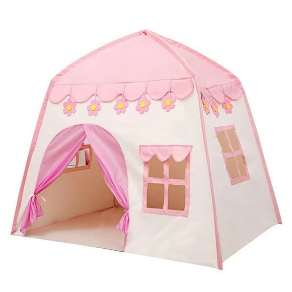 Kids Play Tent Princess Castle Play Tent Oxford Fabric Large Fairy Playhouse with Carry Bag for Boys & Girls Indoor Outdoor