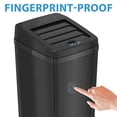 thumbnail image 5 of iTouchless IT14SB 52 Liter Touchless Trashcan Square Black, 5 of 5