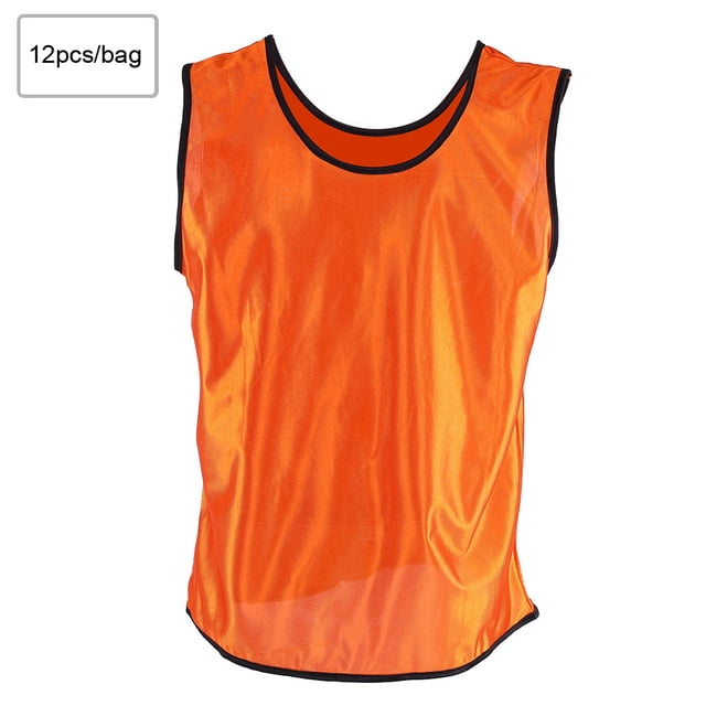 Chalecos para adultos, paquete de 12 camisetas, chalecos deportivos de fútbol sin mangas, chalecos de práctica para equipos de Scrimmage, verdadera excelencia