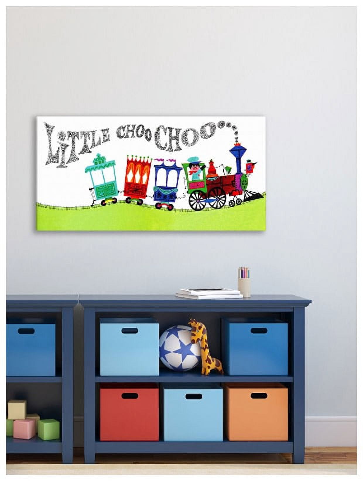 Marmont Hill Inc Marmont Hill 'Little Choo Choo' by Curtis Painting Print on Canvas - Multi-color