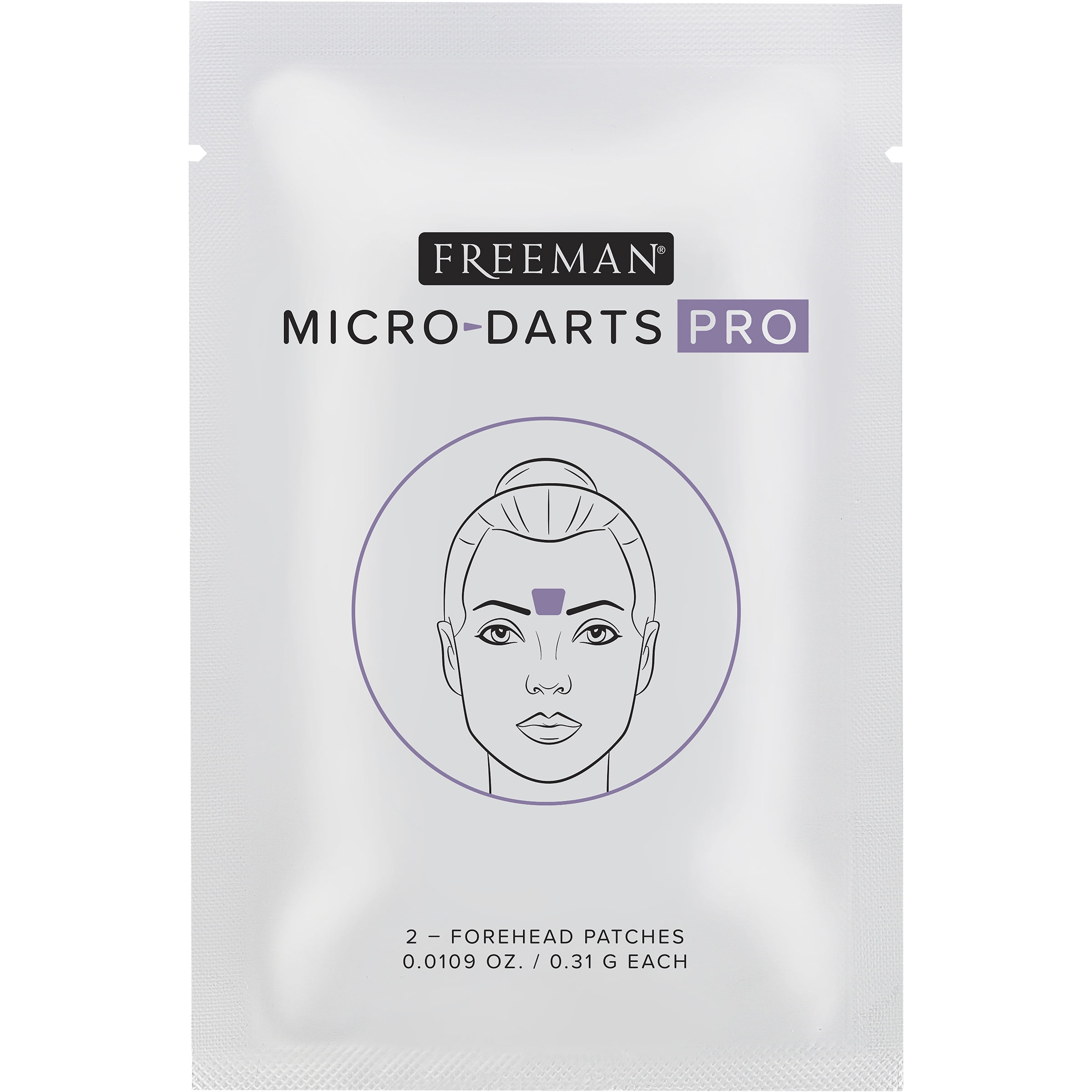 Freeman Micro-Darts Pro - Forehead Patches, 1 Count