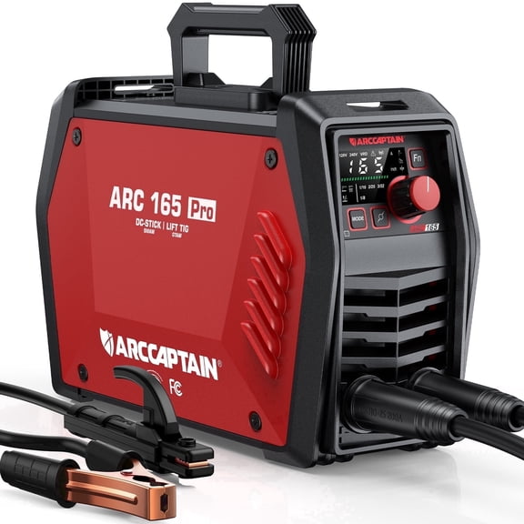 ARCCAPTAIN Stick Welder with APP, 165Amp ARC/Lift TIG Welding Machine, 120V/240V IGBT Inverter MMA Welder with Hot Start, Arc force, Anti-Stick