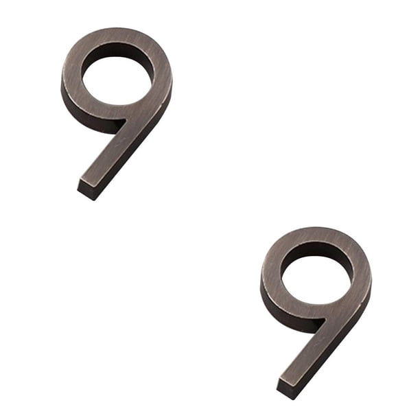 Yuarrent Hotel Plastic 3D Entrance Door Signs Accessories Plaques Household Indoor Meeting Room Plates Building Numeral Address Type7 NO7