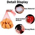 thumbnail image 2 of FOAUUH Reusable Produce Mesh Bags, 24 Inch Seafood Boil Bags for Crab Clam Shellfish Crawfish Cooking, Onion Potato Storage Eco-friendly Fruit Vegetable Produce Packaging Supplies Net (100Pcs-Red), 2 of 5