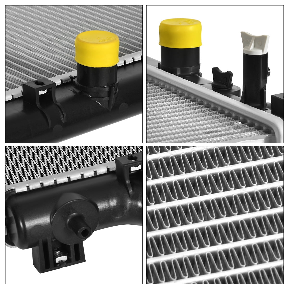 LEDKINGDOMUS Direct Fit Aluminum Radiator for 2017 2018 2019 2020 2021 2022 Honda CRV L4 1.5L, OE Replacement High Efficiency Cooling System