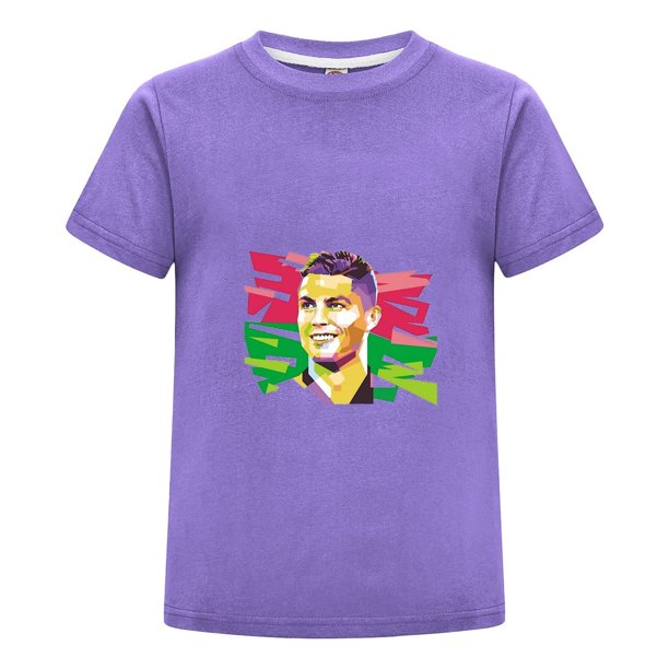 Playera Niño Futbol CR7 | Diseño con Celebración y Dorsal 7