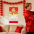 thumbnail image 5 of Liulin Chinese Calendar 2026, Year of The Horse Wall Calendar, Chinese Lunar Calendar for Chinese New Year Home Office Chinese Restaurant Supermarket Decorations, 5 of 8