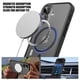 thumbnail image 4 of For iPhone 16 Case Matte PC+TPU Phone Cover Compatible with MagSafe - Black, 4 of 5