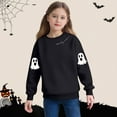 thumbnail image 6 of cocolona Girls Halloween Sweatshirts Crewneck Long Sleeve Cute Graphic Shirts Fall Winter Casual Pullover Tops 2-6 Years, 6 of 6